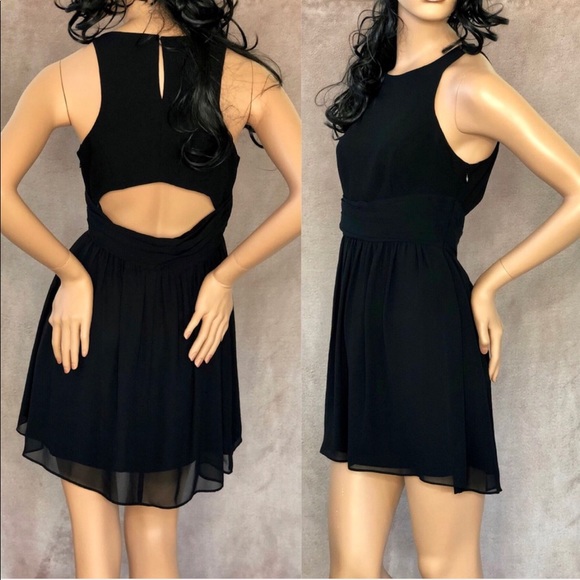 BCBGeneration Open Back Black Dress - Picture 3 of 7